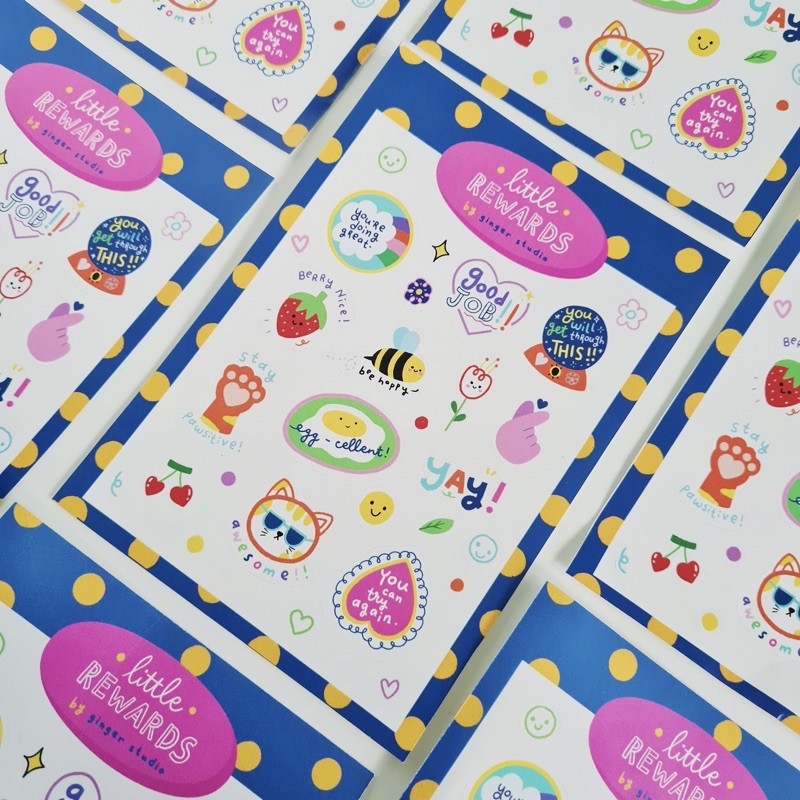 

Ginger Studio - Little Rewards Sticker Sheet