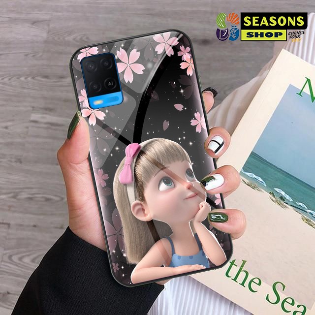 KC221 ( Oppo A54 ) Softcase Glass  Oppo A54 | Casing Hp Oppo A54 | Case | Case Oppo A54 | Casing Opp