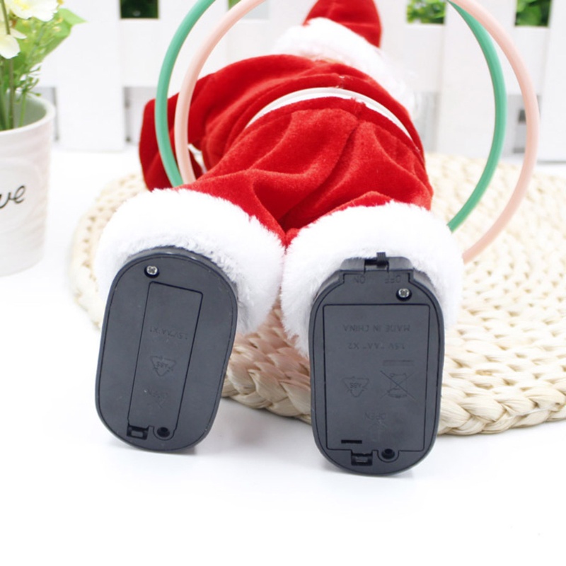 Zzz Mainan Hula Hoop Elektrik Motif Santa Claus Untuk Penghilang Stress