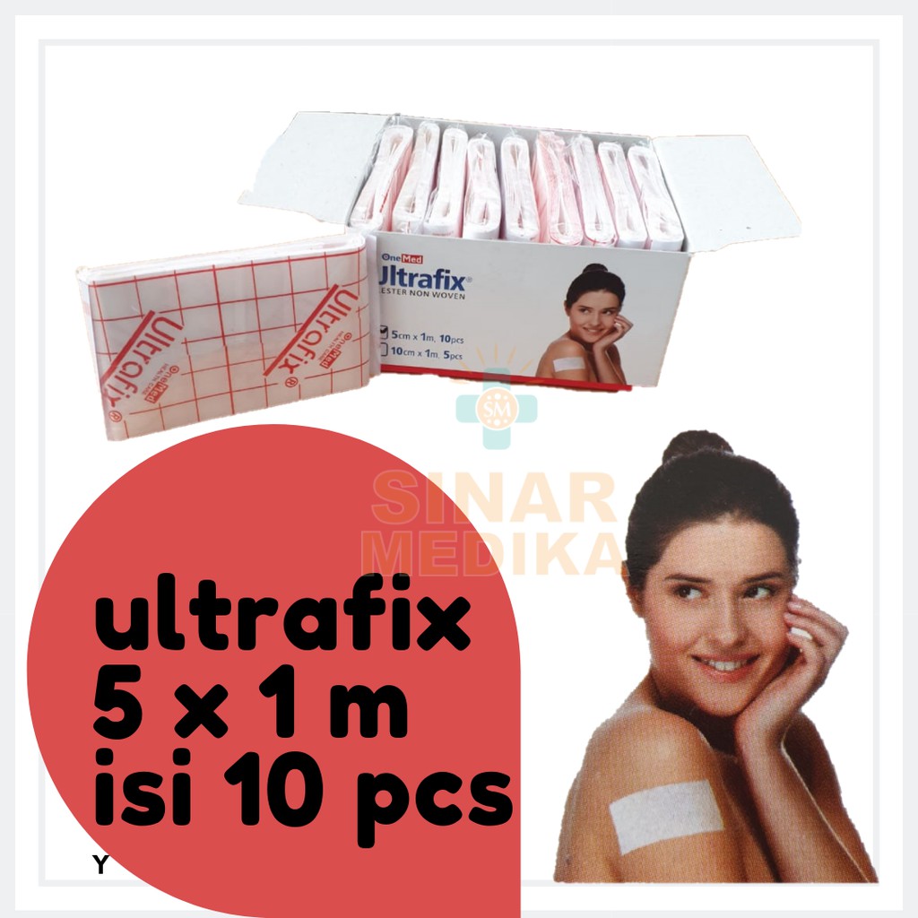 ULTRAFIX 5 X 1 M ISI 1O PCS . ULTRAFIKS . PERBAN LUKA