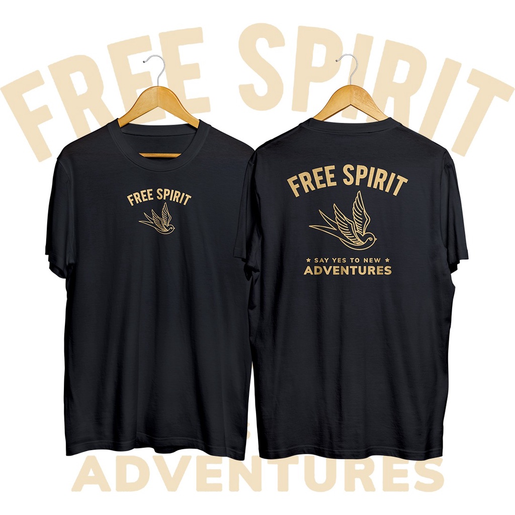 KAOS OVERSIZE FREE SPIRIT T-SHIRT