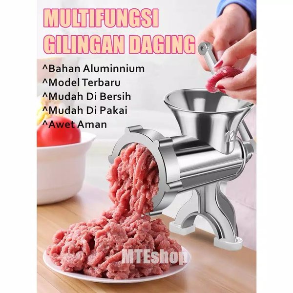 Gilingan Daging VIPOO A10 / Meat Mincer Manual Besi Bahan Stainless Steel Multifungsi Manual