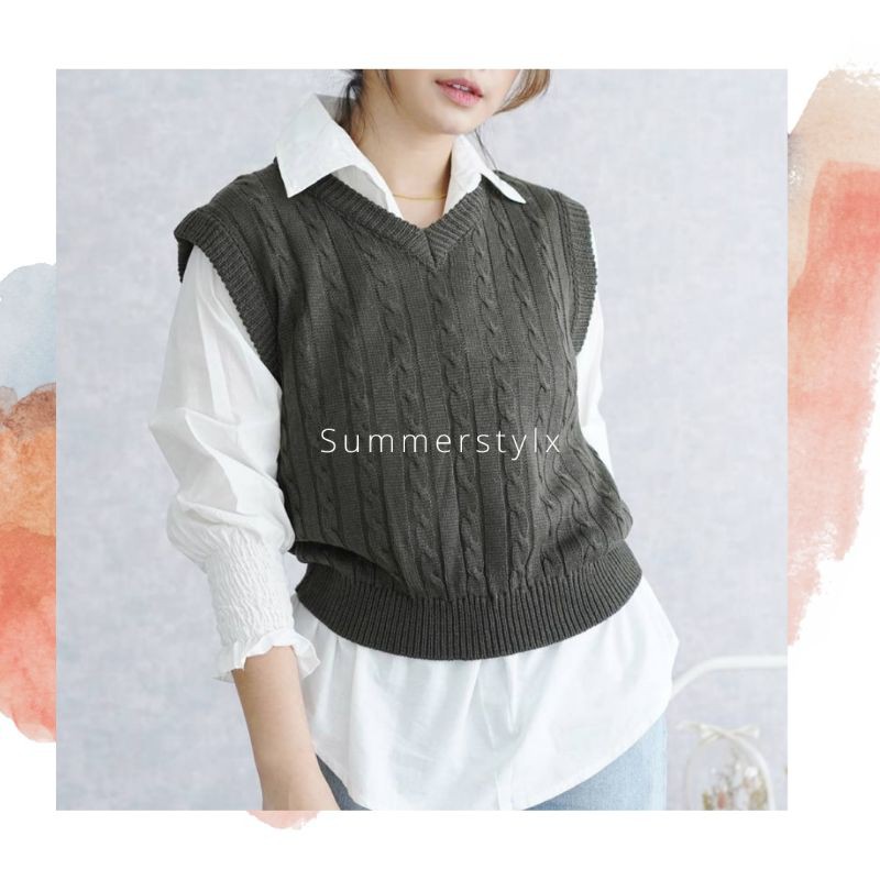 knit vest womens