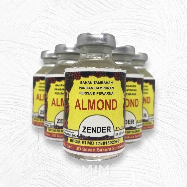 

Zender Perisa Essence Almond 20 ML Pewarna Makanan / Sumba / Pasta Aroma Baking Bahan Kue Baking Penyedap Kue Sirup / Syrup Pudding Amandel