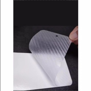 GARSKIN Sticker Carbon Infinix Note 10 6.95 Inchi Skin Carbon Transparan Fiber Protection Back Stick
