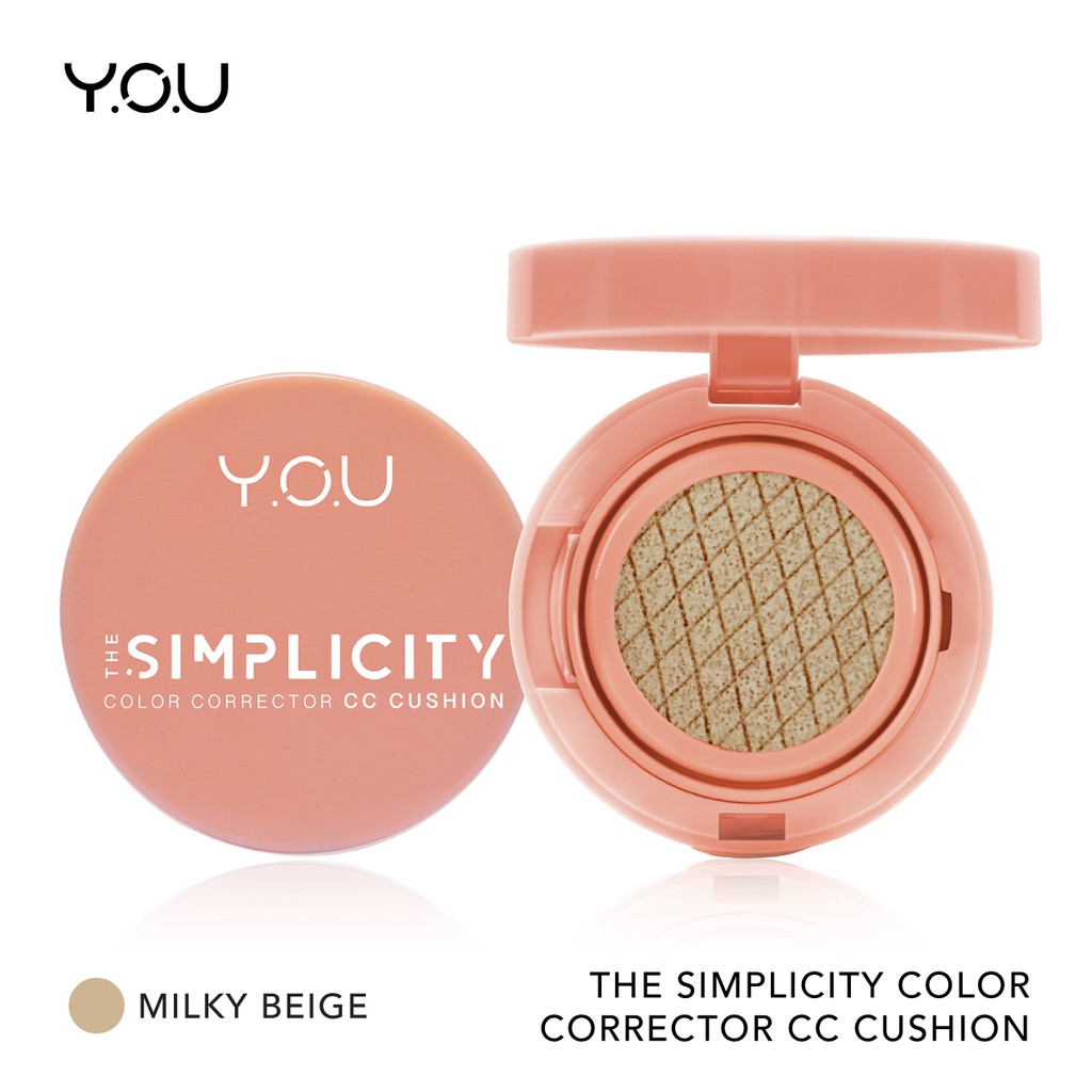 The Simplicity Color Corrector CC Cushion by YOU Makeups Shopee Indonesia