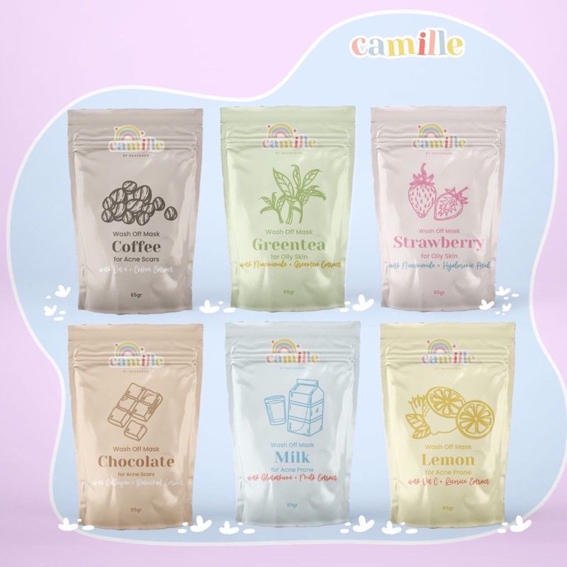 [READY] MASKER CAMILLE ORIGINAL BPOM / MASKER VIRAL TIKTOK