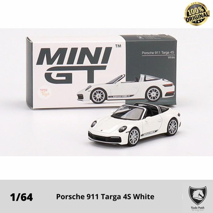 Minigt 332 Porsche 911 Targa 4S White Mini Gt By Eastern