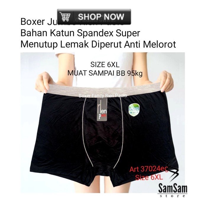 CELANA DALAM PRIA BOXER JUMBO 6612 - 6XL RANDOM 6612