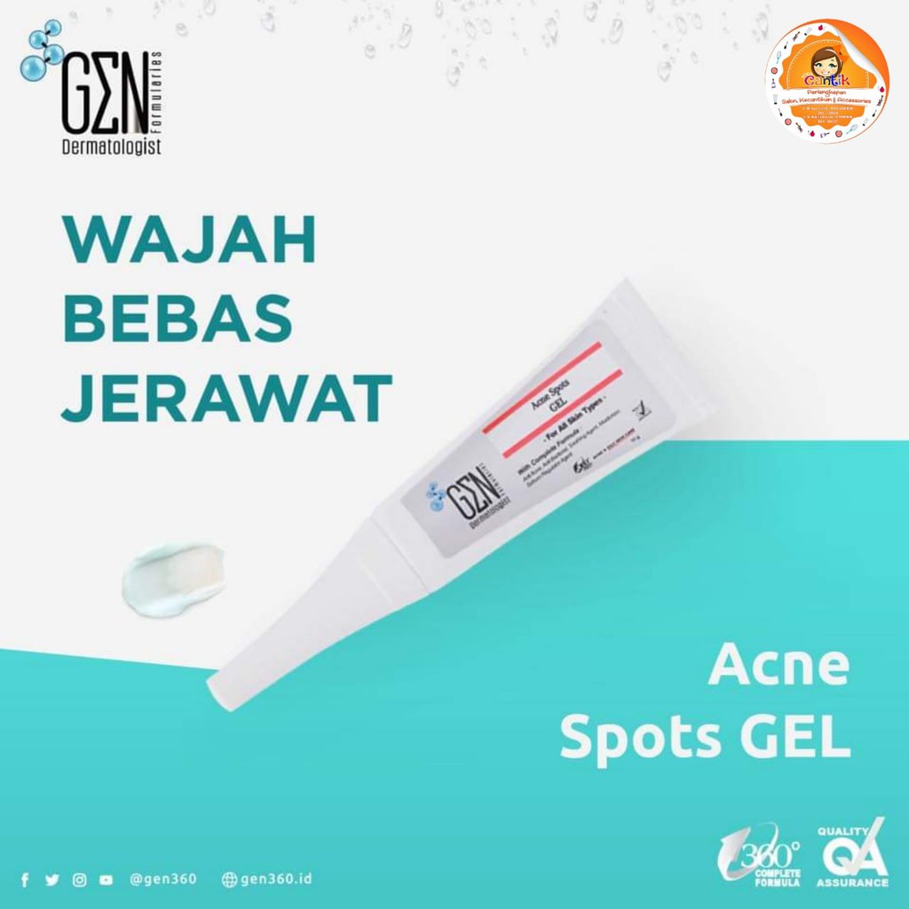 GEN DERMATOLOGIST ACNE SPOT GEL 10ML