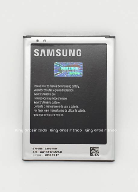 dc88 - Baterai Samsung Mega 6.3 I9200 I9205 Original 100% Battery Batre Mega 6,3