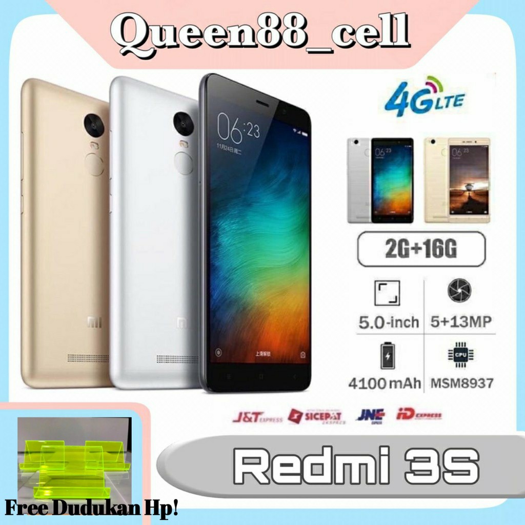 Xiaomi redmi 3S 16 GB ram 2GB 4G LTE