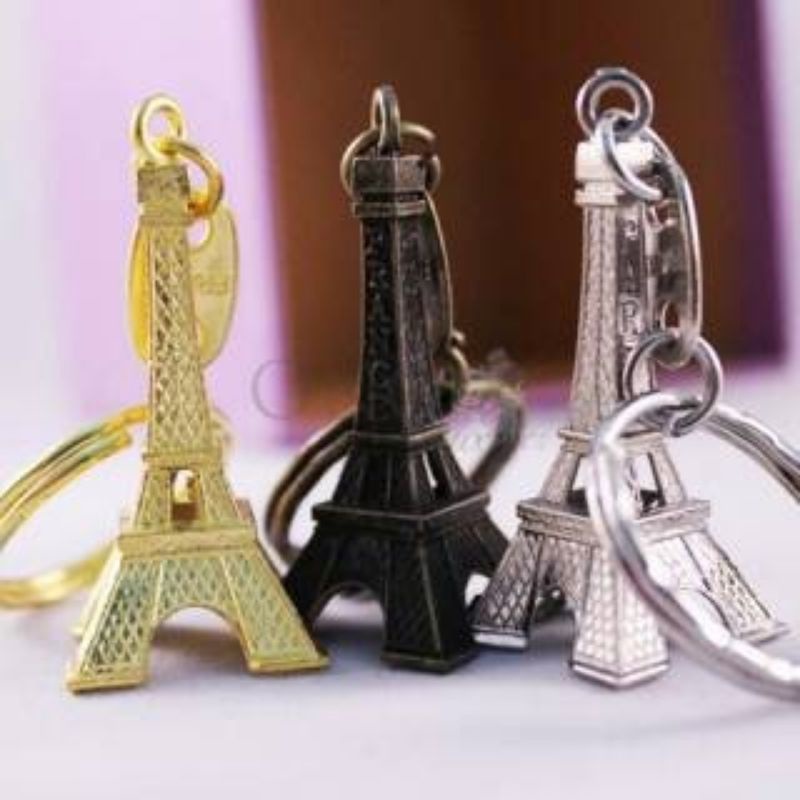 Gantungan kunci MINIATUR MENARA EIFFEL - souvenir gantungan kunci - Eiffel - charm