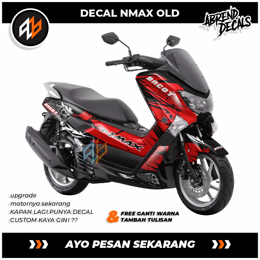 DECAL NMAX OLD 155 STOCK DECALS / STIKER VARIASI NMAX FULL BODY / PREMIUM NMAX