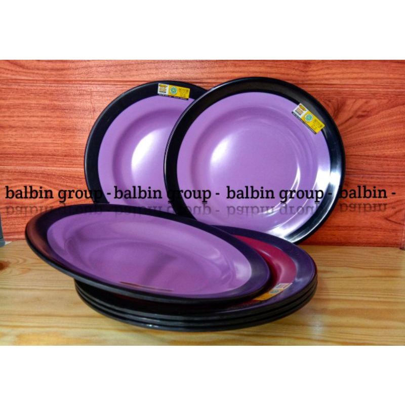 [ BALBIN ]-PIRING 9INC-PIRING MAKAN MELAMIN GOLDEN DRAGON-FOOD GTADE-