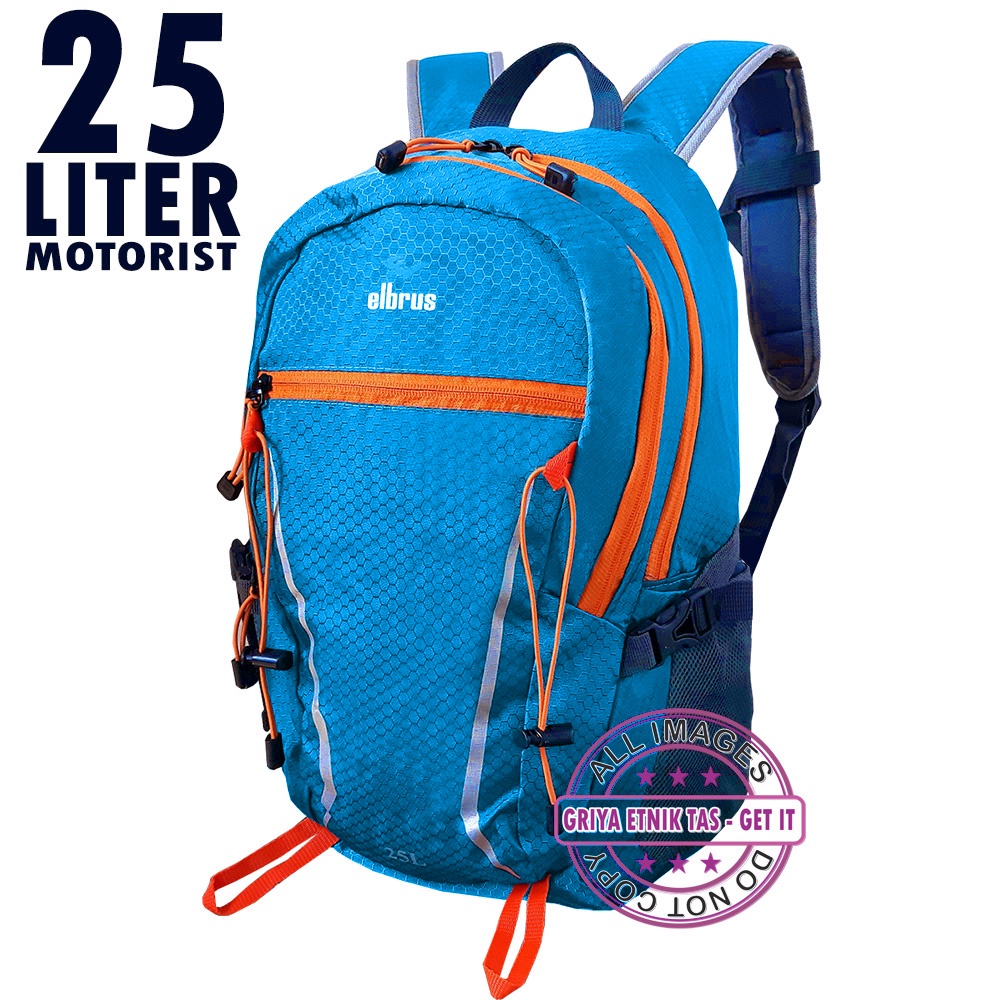 Tas Ransel Pria Distro Outdoor Mini 25 Liter Elbrus Backpack Gendong Punggung