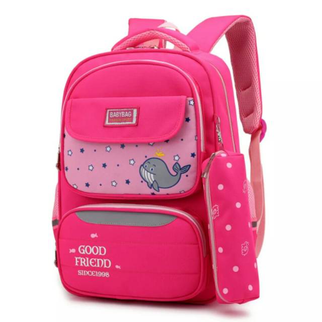 Back Pack Double Decker_Tas Ransel Anak_Lol_Unicorn_Superhero_Paw Patrol_Shopkins Fashion Cewek W5Q3