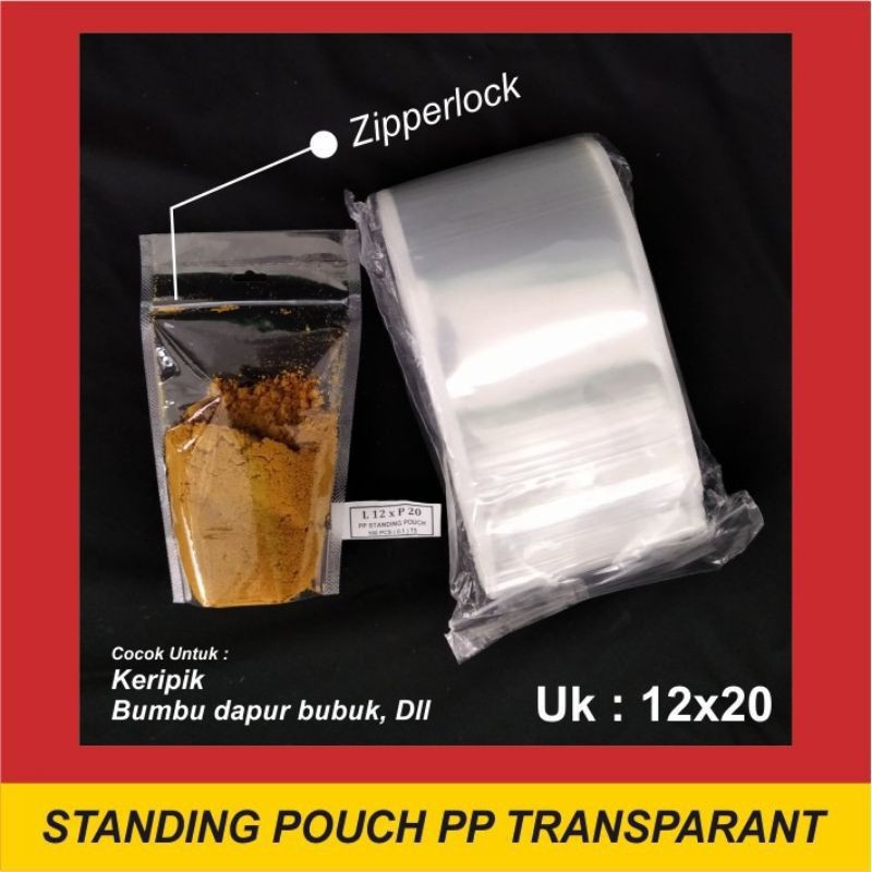 

STANDING POUCH UK 12X20 HARGA PER PCS