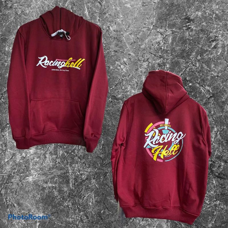 Jaket Hoodie Racing Hell Baru- Sweater Racing Hell Keren-Hoodie Salur Racing Hell BISA COD