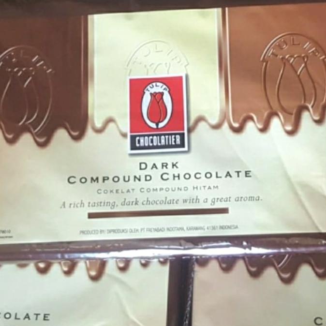 

Tulip Dark Chocolate Compound 1 kg Coklat Batang FREE ONGKIR Kode 42
