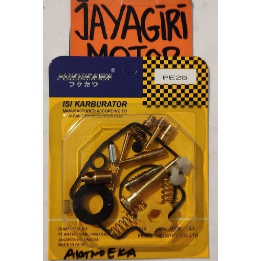 Carburator Repair Kit PE28 PE 28 Fukukawa Karburator Carbu Karbu Jarum Skep Per RepairKit Parkit Rep