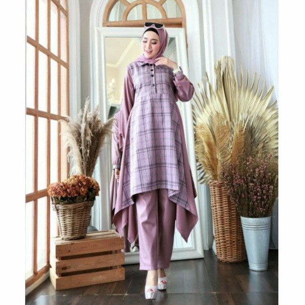 ARUNA SETELAN TUNIK  BY GLZ