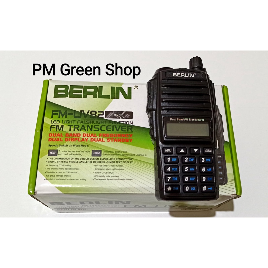 ht berlin uv 82 original garansi resmi 1 tahun dualband vhf uhf