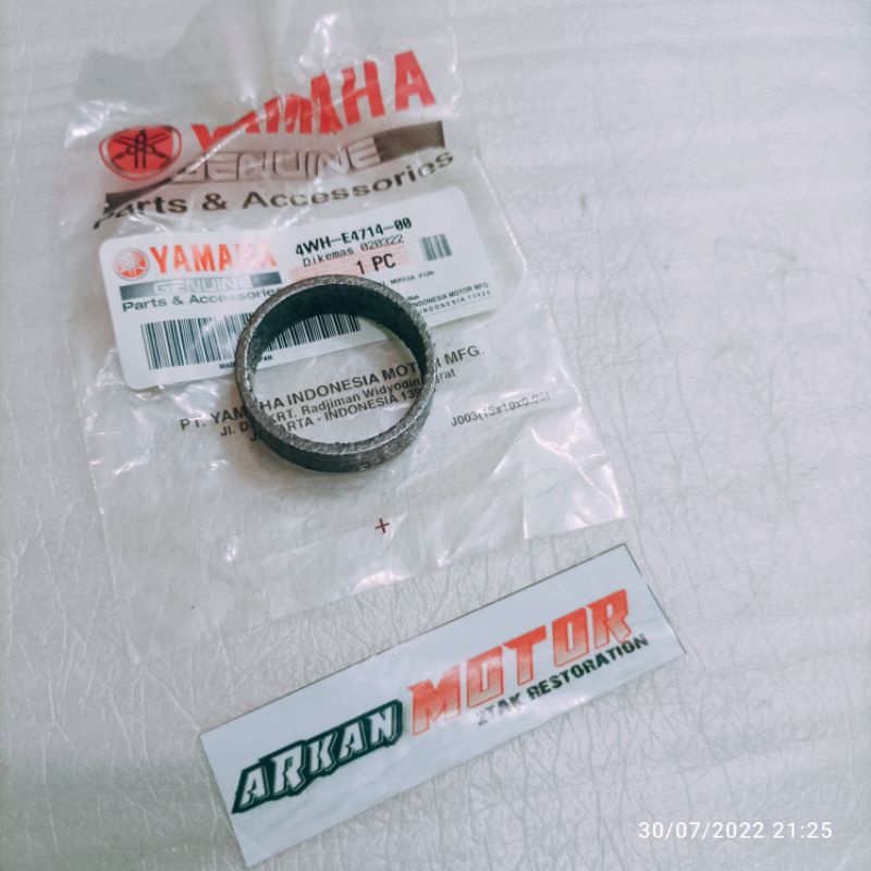 GASKET PAKING ASBES SAMBUNGAN KNALPOT FIZR F1ZR FIZ R ORIGINAL