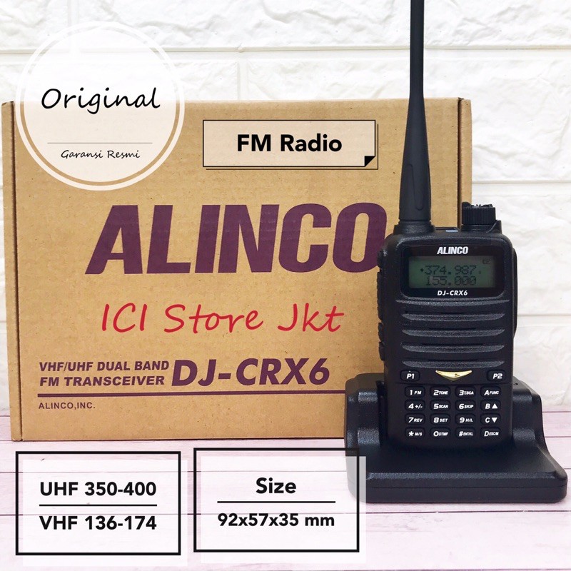 HT Alinco CRX 6 original garansi resmi
