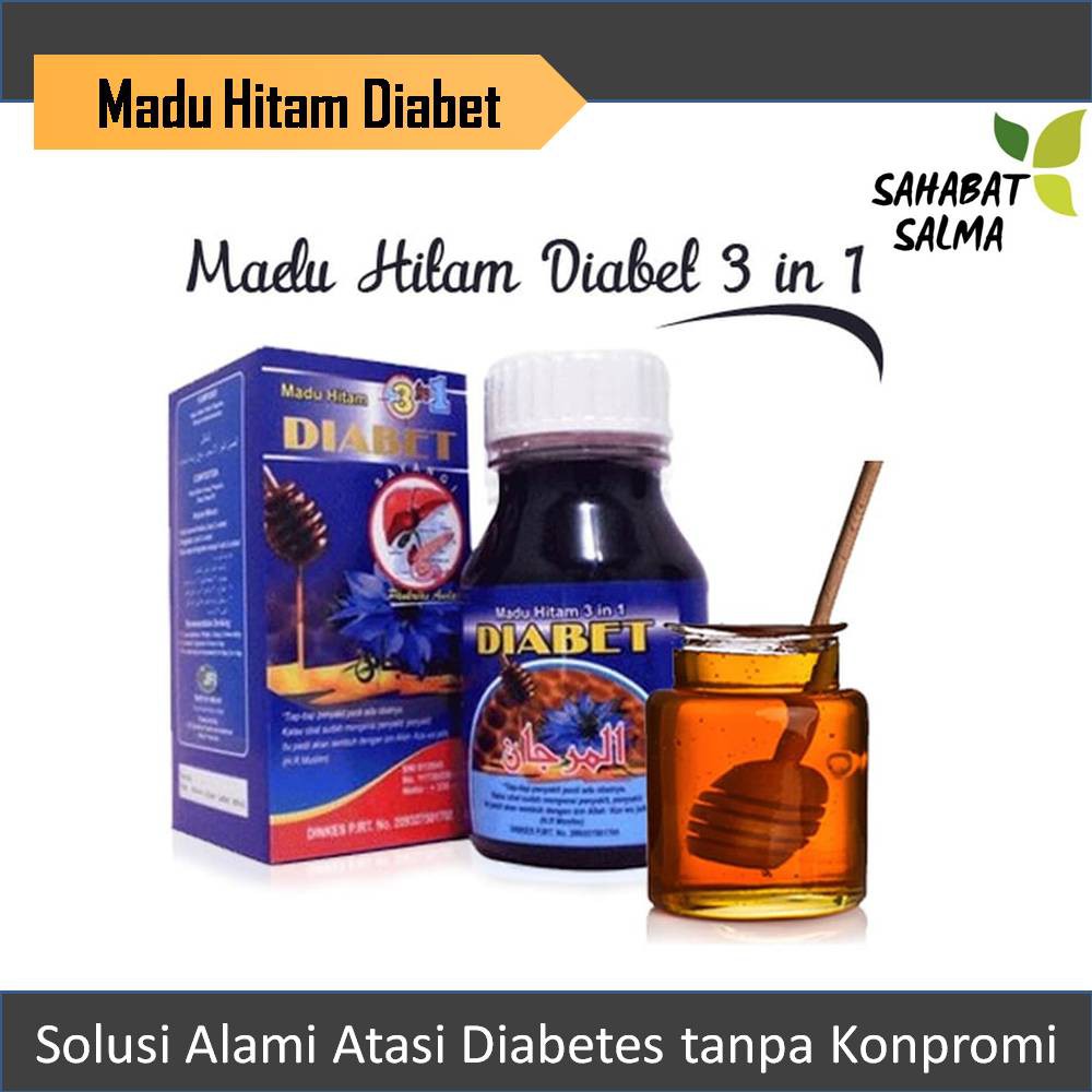 

Madu Hitam D dan Bet untuk penderita diabetes (Isi: 350 gram) jasmine
