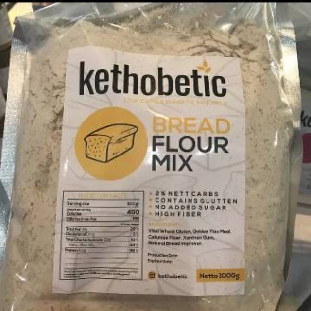 Ketobetic ALLAIRE Bread 1kg Tepung Keto Khusus Roti