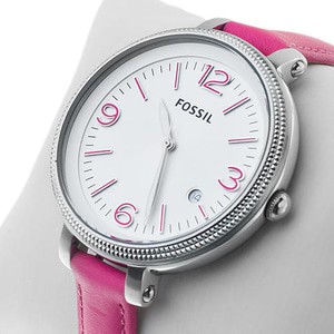 jam tangan fossil es-3277 wanita original leather pink