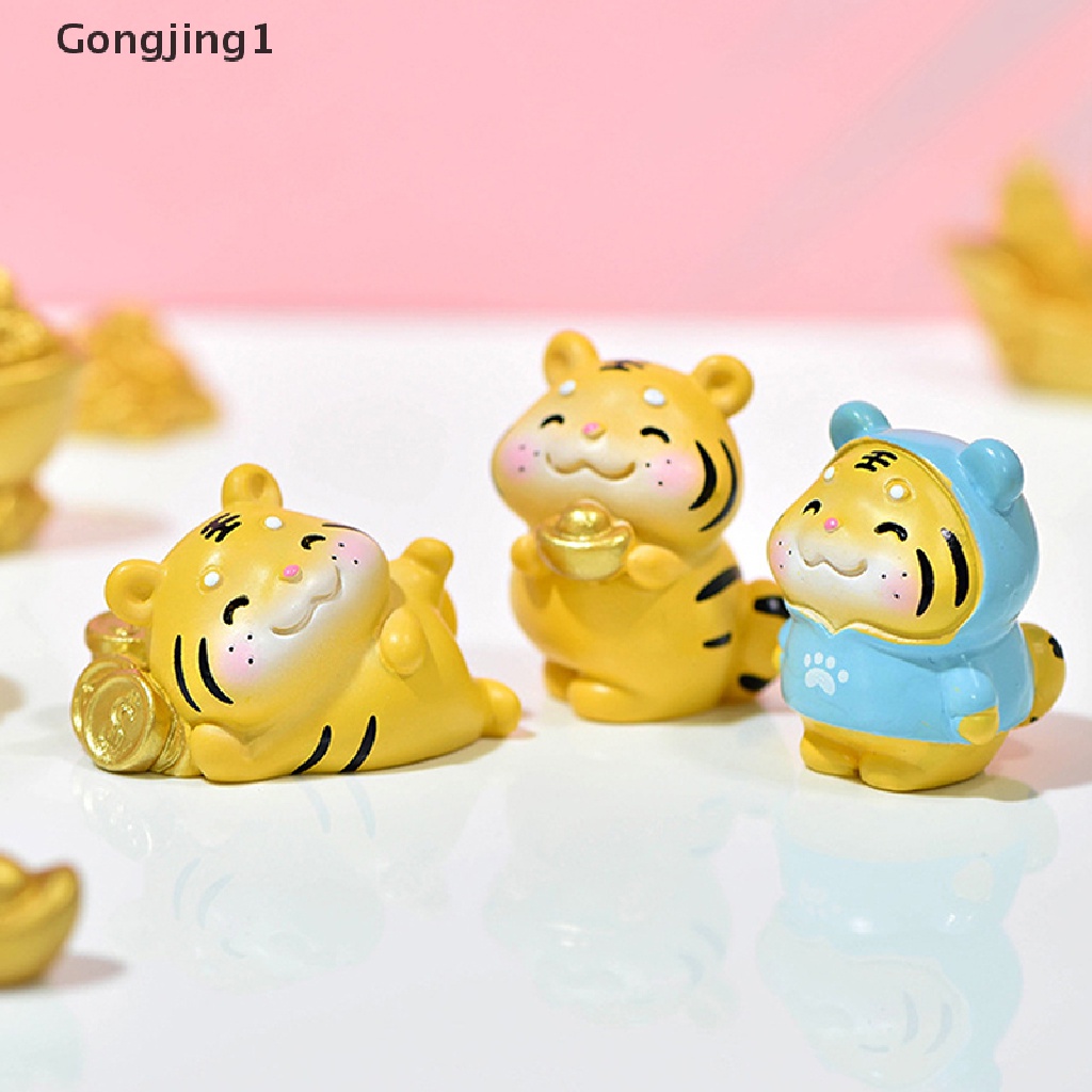 Gongjing1 Miniatur Harimau Untuk Dekorasi Taman Minifairy Gardenkerajinan DIY