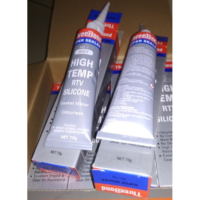 

Threebond no 1 grey,lem silicone packing High Temp abu