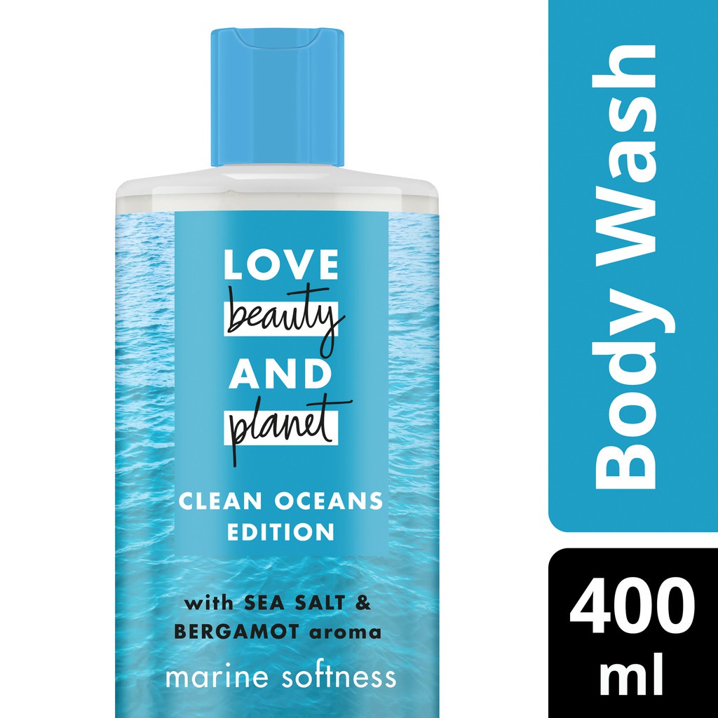Love Beauty And Planet Sabun Mandi Sea Salt & Bergamot Body Wash Detox & Exfoliating 400ml