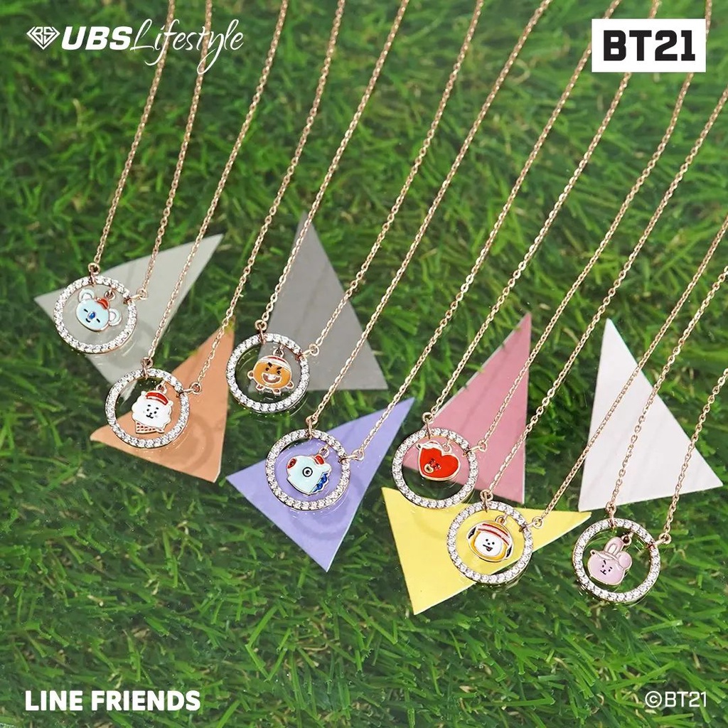 Kalung Emas BT21 &quot;Line Friends&quot; 8K - SDW Gold -