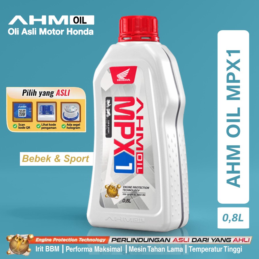 Jual Oli Mpx 2 Ahm Oil Mpx 1 0 8 Liter Oli Asli Honda Shopee Indonesia