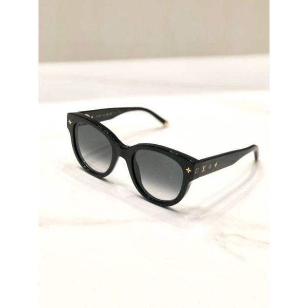 Kacamata LV My Monogram Round Sunglasses Black