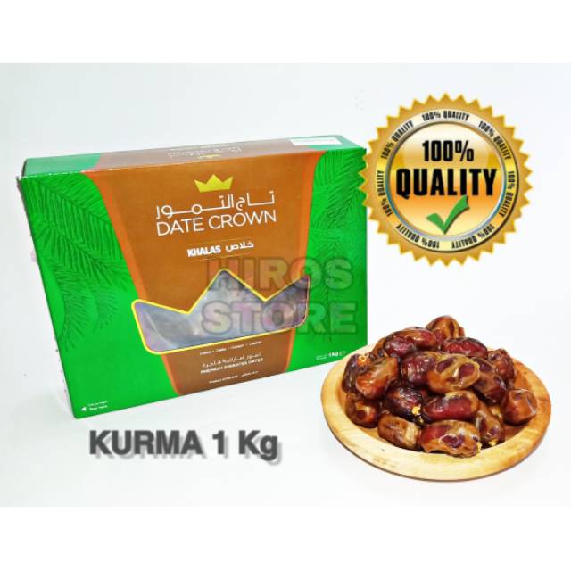 

GROSIR | Kurma 1 Kg | Korma Khalas | Kurma Date Crown |