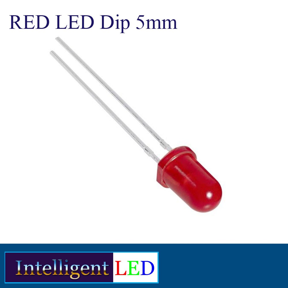 DIP LED 5mm Merah / DIP LED RED 5mm