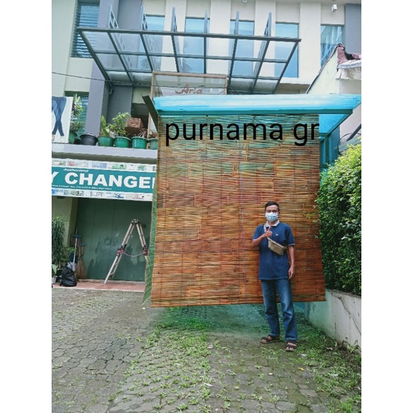 tirai bambu/tirai kulit bambu/kerey kulit bambu/wide bambu/tirai bambu/