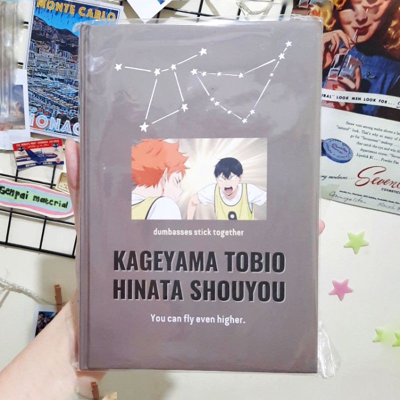 

(PO) HAIKYUU Notebook KageHina Kageyama Hinata A5 Hardcover