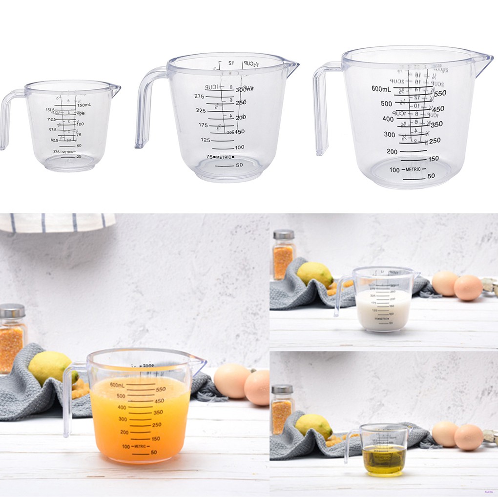 [READY STOCK] Plastic Measuring Cups Multi Measurement Baking Cooking Tool Liquid Measure Jug Container