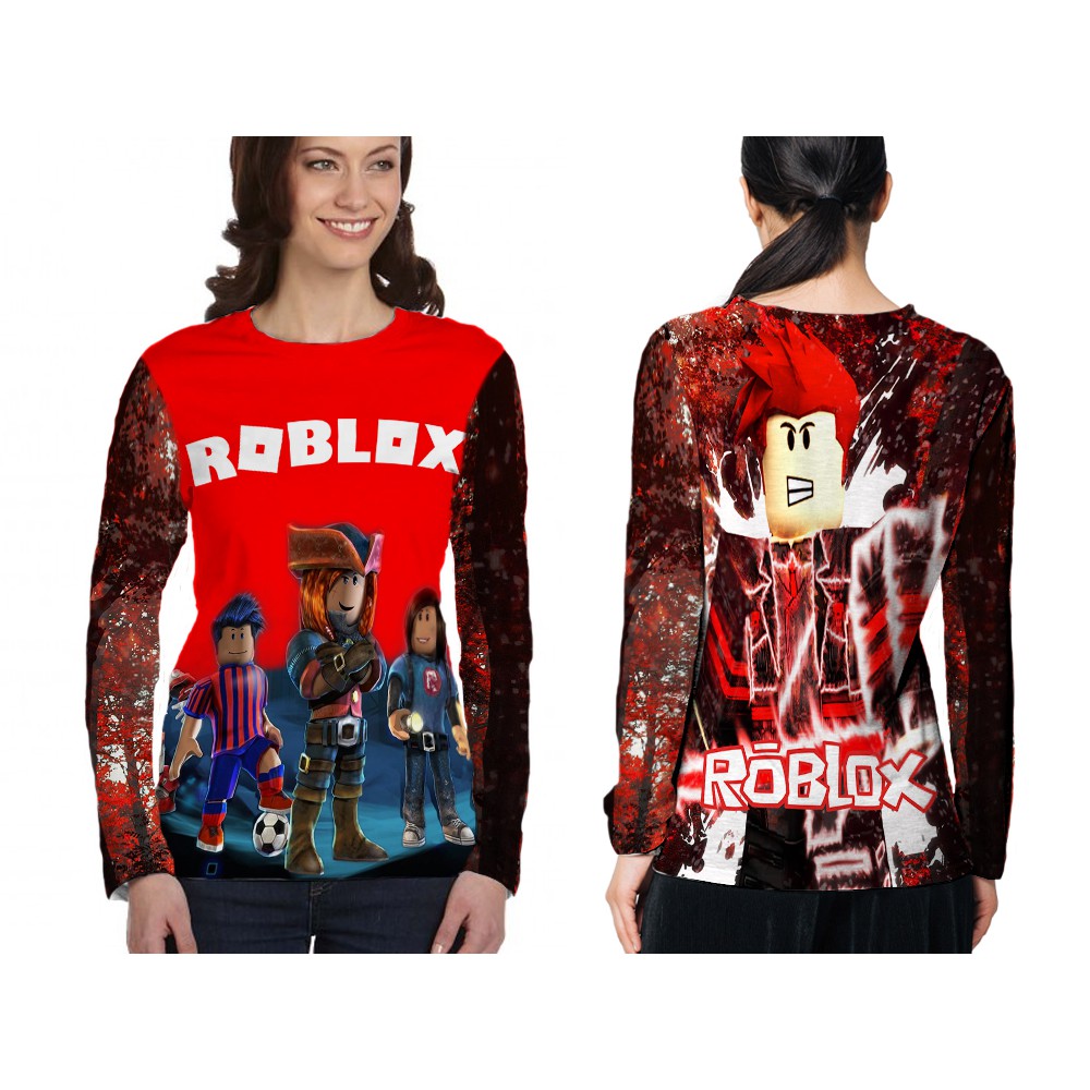 T Shirt Wanita Lengan Panjang New Roblox 04 3d Fullprint - t shirt wanita lengan panjang new roblox 3d fullprint sublimation