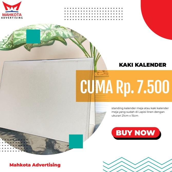 

Promo Kaki Kalender Putih| Alas Kalender Putih | Tatakan Kalender Putih