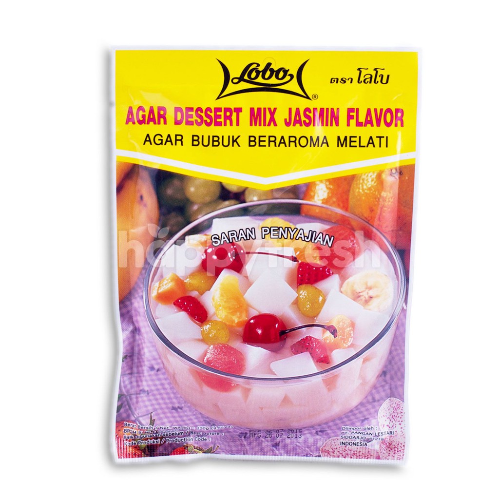 

LOBO Agar Dessert Mix Jasmine Flavor - Tepung Agar Aroma Melati 130g