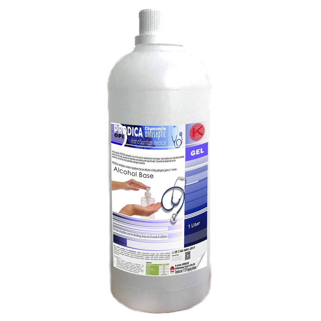 hand sanitizer 5 liter cair prodica antiseptic chamomile extract alkohol 70% KEMENKES sudah ada izin edar resmi by Oke sabun suplayer 2