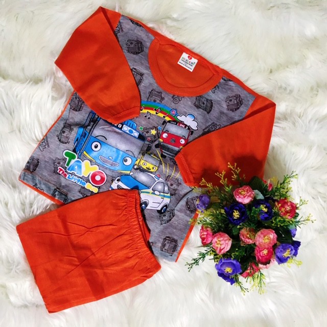 BAJU ANAK TIDUR KIDS / STELAN ANAK Mobil