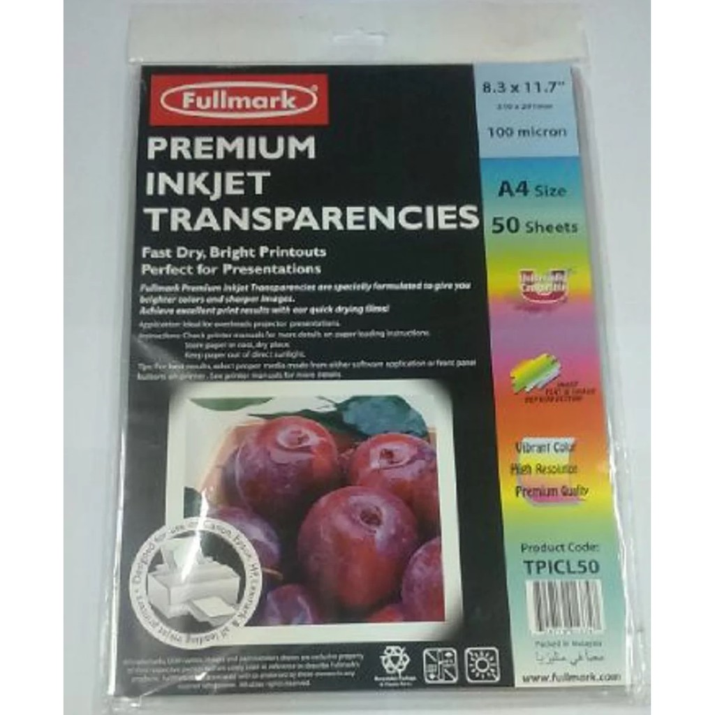 Fullmark Transparancy Inkjet