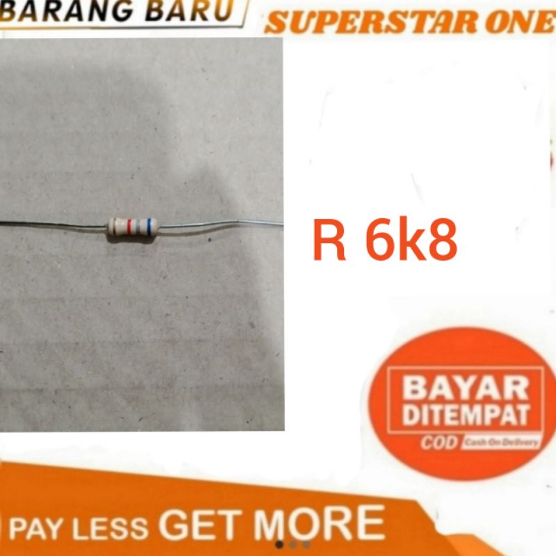 Resistor 6k8 ½watt Resistor 6k8 ½watt